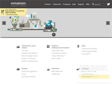 Tablet Screenshot of inmation.com